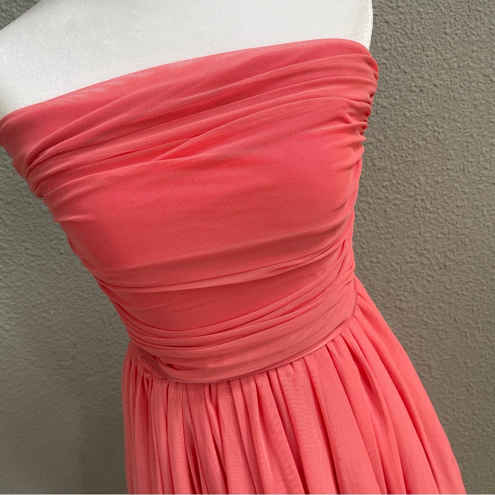 Rubber Ducky Productions Strapless Coral Dress - Picture 2 of 4